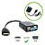 Adaptador de Video HDMI Macho para VGA Femea + Audio P2 - Imagem 4