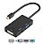 Adaptador de Video 3 em 1 DisplayPort x Hdmi Femea / Dvi Femea / Vga Femea - Imagem 3
