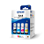 Cartucho Multipack Refil de Tinta Epson T544 Preto Coloridos C/4 T544520-4P - Imagem 1