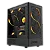 Gabinete Gamer Pcyes Kauri Black Vulcan - Gkribv - Imagem 1