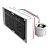 Water Cooler Pcyes Vision 240Mm White Ghost - Tela Lcd 2,1" - Vs240Wg - Imagem 4