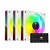 Cooler 120X120X25mm  Kit Fan F9-L650WHRGB C3Tech Gaming - Imagem 1