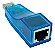 Adaptador USB para Rede RJ 45 Femea Ethernet Base-T 10/100 - Imagem 3