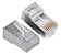 Conector RJ45 Macho Cat.6 Vazado Blindado - Imagem 2