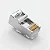 Conector RJ45 Macho Cat.6 Vazado Blindado - Imagem 5