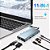 Adaptador USB-C 11 IN 1  Rede/VGA/HDMI/USB SHINKA AT-TPC-11IN1 - Imagem 2