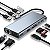 Adaptador USB-C 11 IN 1  Rede/VGA/HDMI/USB SHINKA AT-TPC-11IN1 - Imagem 1