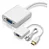 Adaptador Hdmi Para Vga Full Hd com Áudio P2  Tomate  Branco - MTV-603 - Imagem 1
