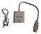 Adaptador Hdmi Para Vga Full Hd com Áudio P2  Tomate  Branco - MTV-603 - Imagem 2