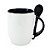 Caneca 325 ml Cerâmica com Colher Colorida Interna e Alça - Imagem 6