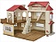 Casa Telhado Vermelho com Luzes Sótão Secreto - Sylvanian Families - Imagem 5