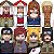 Conjunto com 16 Personagens Naruto Vila da Areia - Imagem 2