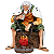 Estátua Silvers Rayleigh Seated Com LED - One Piece - Imagem 1