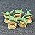 Kit 5 mini Figures Baby Yoda Star Wars - Imagem 2