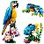 Papagaio exótico Blocos de Montar Creator 3 em 1 - Imagem 1