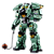 Robô de Batalha 23cm Green Warrior - Blocos de Montar - Imagem 1