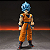 Son Goku Super Saiyan God Blue Dragon Ball - Bandai SHF - Imagem 4