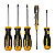 Kit Chaves de Fenda e Phillips 5 Peças BOMVINK com Testador - Imagem 2
