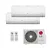 AR Condicionado Bi-Split Inverter Lg 16.000 Btus (2X Evap HW 09.000) Frio R-32 Wi-Fi +IA - Imagem 1
