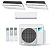 Ar-Condicionado Multi Split Inverter Daikin 24.000 BTUs (1x Evap HW 9.000 + 2x Evap Cassete 1 Via 12.000) Quente/Frio 220V - Imagem 1