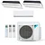 Ar-Condicionado Multi Split Inverter Daikin 28.000 BTUs (1x Evap HW 12.000 + 2x Evap Cassete 1 Via 18.000) Quente/Frio 220V - Imagem 1