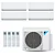 Ar-Condicionado Multi Split Inverter Daikin 28.000 BTUs (4x Evap HW 12.000) Quente/Frio 220V - Imagem 1