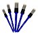 Kit 05 Pincéis Pincel Detalhamento Automotivo Interno Vonixx - Imagem 1