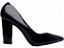 Sapato Scarpin Salto Quadrado Verniz Preto - Imagem 7