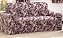 Capa de Sofa Adere Floral Vinho 02 e 03 Lugares - Imagem 5