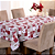 Toalha de Mesa Estampa Digital 1 Peça 2,00m x 1,40m 6 Lugares 100% Poliéster Tec - Imagem 3