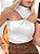 Blusa em Suplex Regata com Gola e Fivela Carla Ref. 1819 - Imagem 3