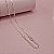04- Colar Gota Pink Cravejada - Prata - Imagem 3