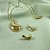 CONJUNTO GOTA DOURADA - SEMIJOIA - Imagem 3