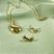 CONJUNTO GOTA DOURADA - SEMIJOIA - Imagem 2