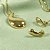 CONJUNTO GOTA DOURADA - SEMIJOIA - Imagem 4