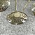 CONJUNTO CIRCULO MANDALA NO DOURADO - SEMIJOIA - Imagem 3