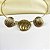 CONJUNTO COLAR ARGOLA E BRINCO NO DOURADO - SEMIJOIA - Imagem 6