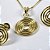 CONJUNTO ESPIRAL NO DOURADO - SEMIJOIA - Imagem 2