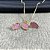 CONJUNTO GOTA CINTILIANTE ROSA - SEMIJOIA - Imagem 8