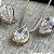 CONJUNTO GOTA PEDRA CRISTAL - SEMIJOIA - Imagem 6