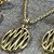CONJUNTO OVAL NO DOURADO - SEMIJOIA - Imagem 2