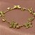 PULSEIRA ELOS COM BORBOLETAS E CORAÇÕES NO DOURADO - SEMIJOIA - Imagem 4
