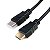 Cabo Hdmi 2.0 4k Ultra Hd 3d - Dourado 3m [F108] - Imagem 1
