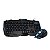 Combo Teclado E Mouse Gamer Com Fio Detalhes Azuis Multilaser - Tc195 [F083] - Imagem 1