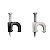 Fixa Cabo 7mm Para Rg59 Preto [F108] - Imagem 1