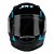 Capacete Sky Gamma Preto Brilho Transf Azul 56 [F083] - Imagem 9