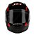 Capacete Sky Gamma Preto Brilho Transf Cinza/vermelho 58 [F083] - Imagem 2