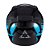Capacete Sky Two Sorah Preto Brilho Transf Azul 56 [F083] - Imagem 3