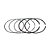 Anel P/ Pistao Rik Biz 125 05/24 - Cg 125 09/18 0.50 [F016] - Imagem 1