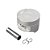 Pistao Pino/trava Kmp Cbx 250 3.00 [F016] - Imagem 1
